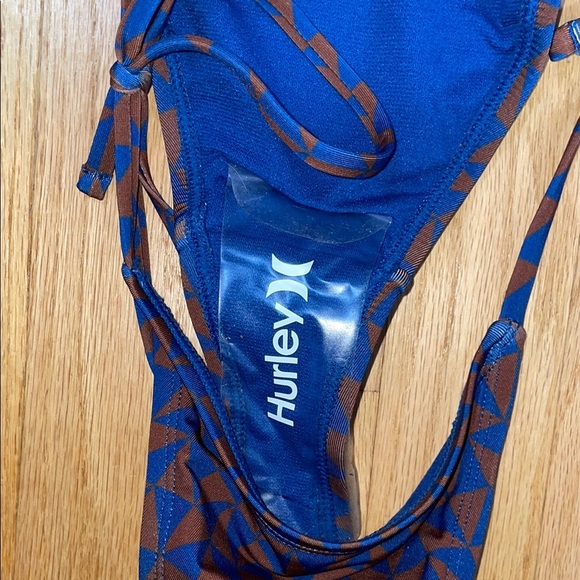 Hurley Blue and Orange Bikini with Adjustable Straps - Picture 6 of 7